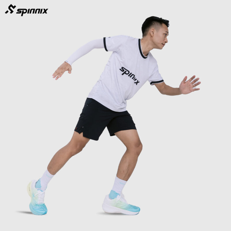 Ống tay thể thao Spinnix Coolfit trắng