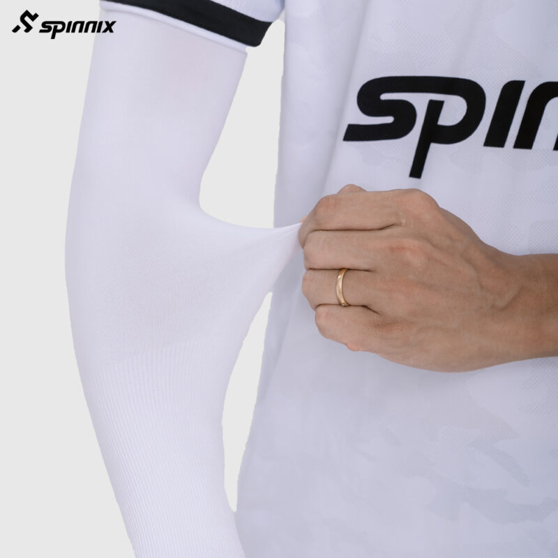 Ống tay thể thao Spinnix Coolfit trắng