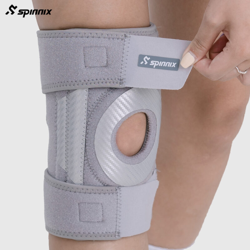 Bó gối Spinnix Novix xám