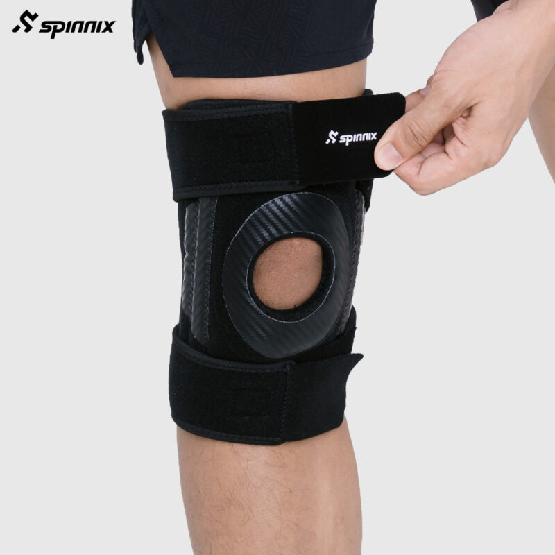 Bó gối Spinnix Novix đen