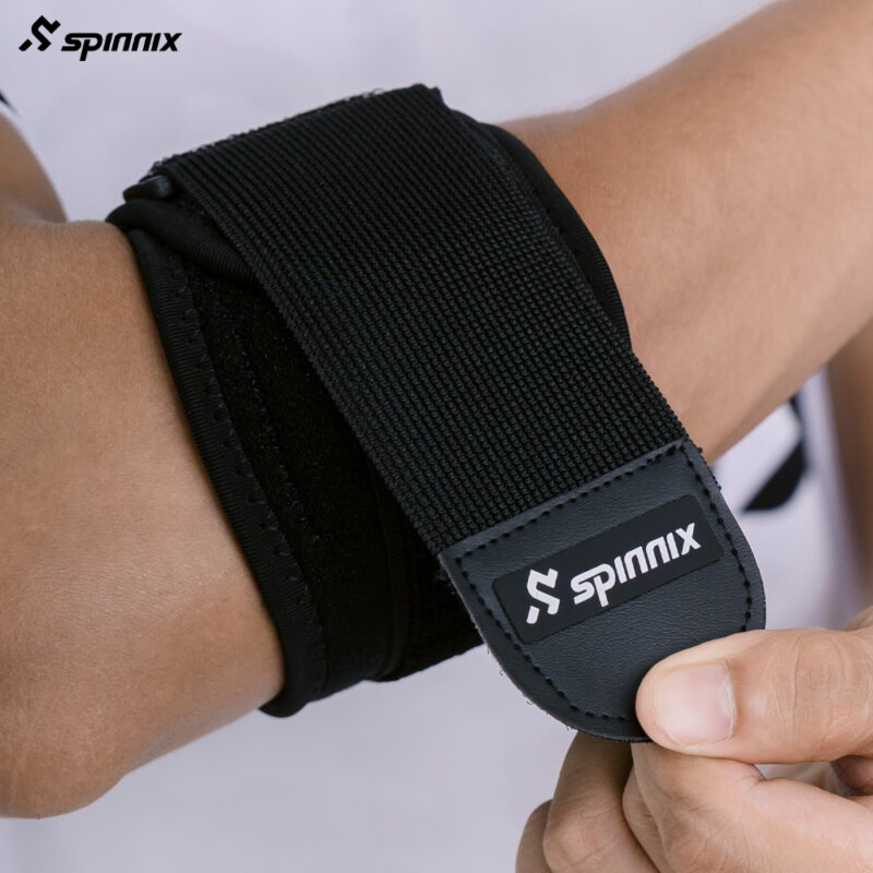 Bó khuỷu tay Spinnix Strive đen