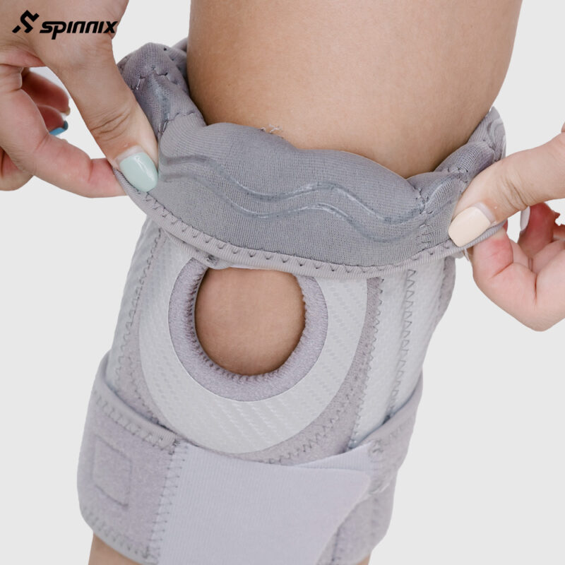 Bó gối Spinnix Novix xám