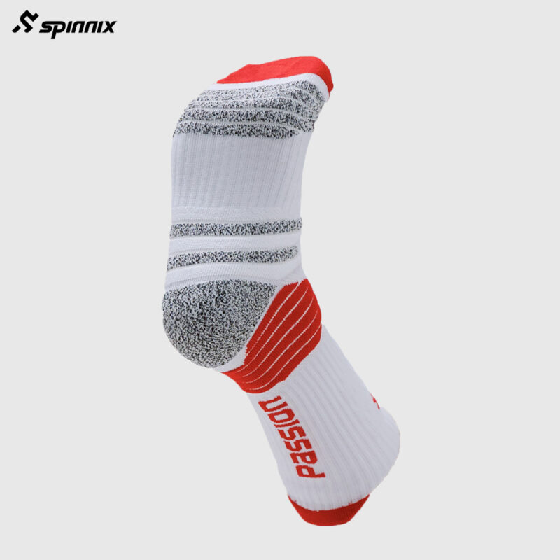 Tất thể thao Spinnix Passion trắng đỏ