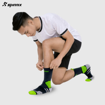 Tất thể thao Spinnix Passion xám xanh