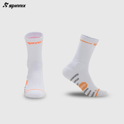 Tất thể thao Spinnix ProX trắng cam
