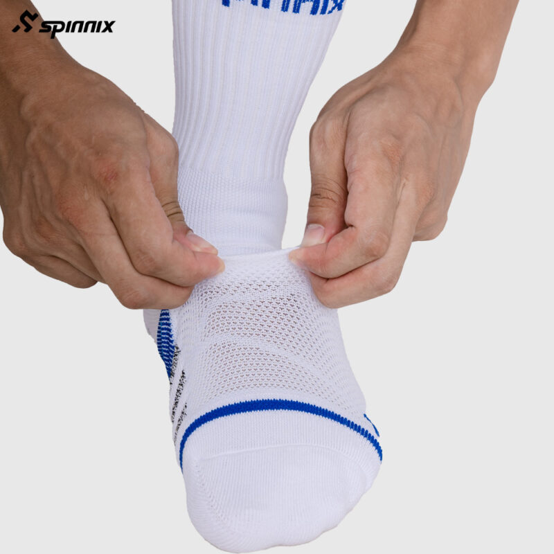 Tất thể thao Spinnix ProX trắng cam