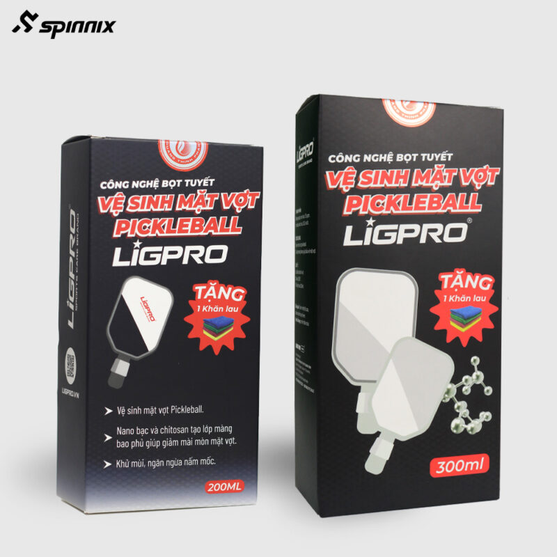 Chai xịt vệ sinh vợt pickleball Ligpro