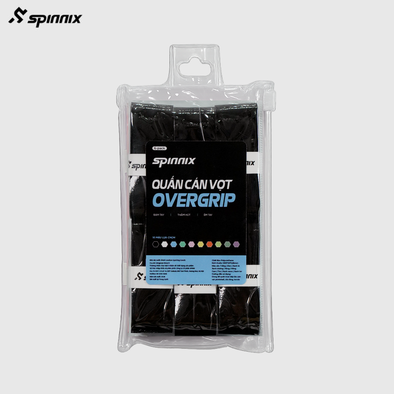 Quấn cán vợt Spinnix overgrip đen Quấn cán vợt Spinnix overgrip đen