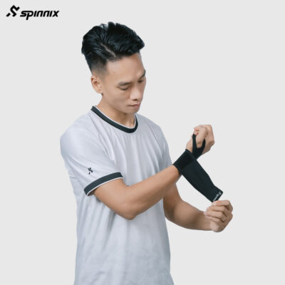 Băng quấn cổ tay Spinnix Monar đen