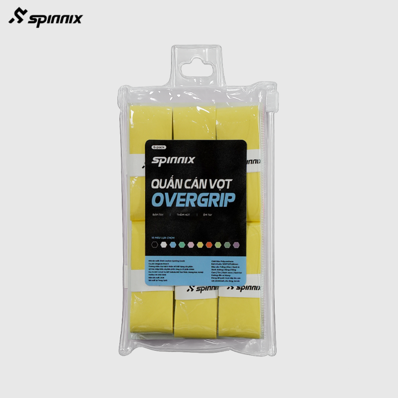 Quấn cán vợt Spinnix overgrip vàng Quấn cán vợt Spinnix overgrip vàng