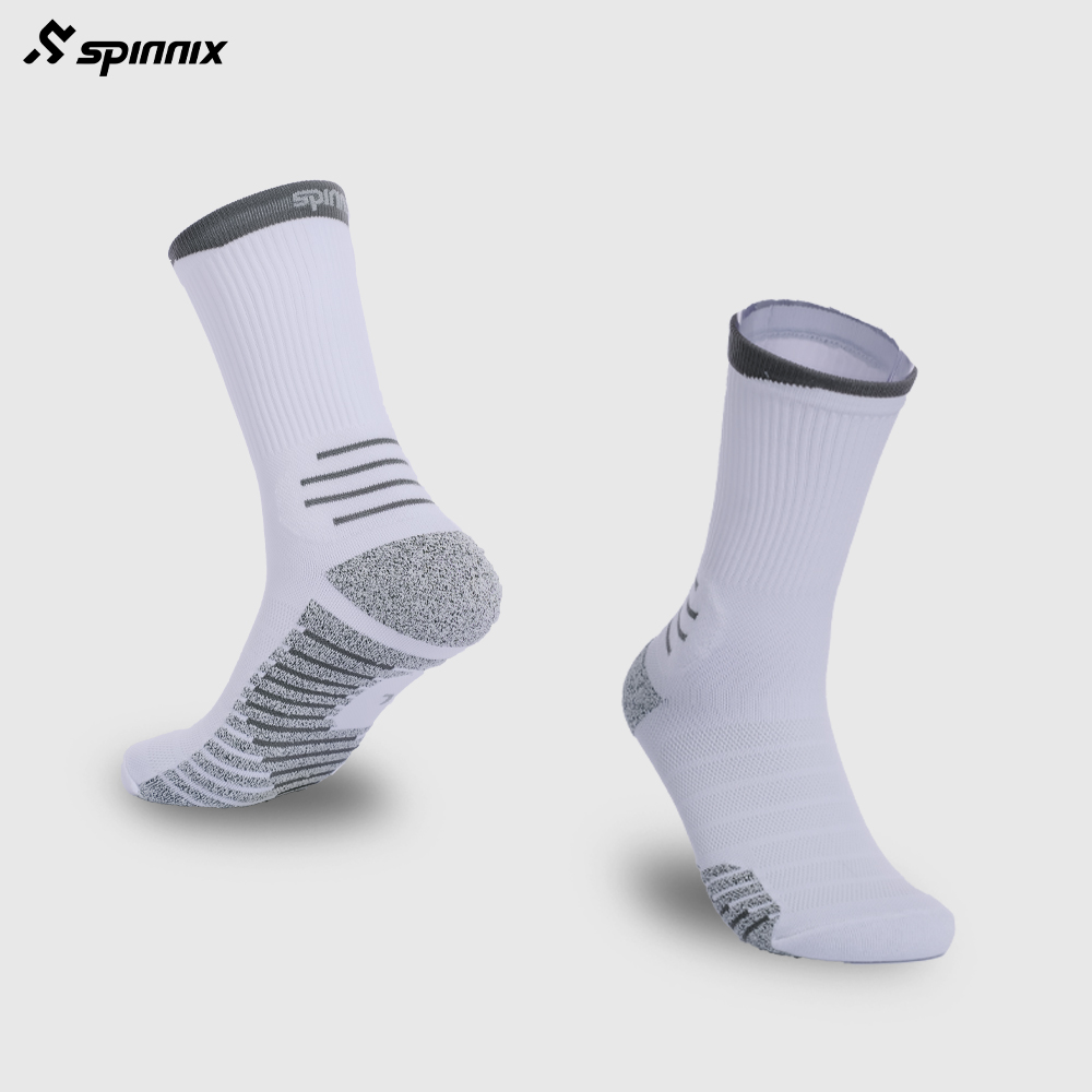 Tất thể thao Spinnix Champion trắng xám Tất thể thao Spinnix Champion trắng xám