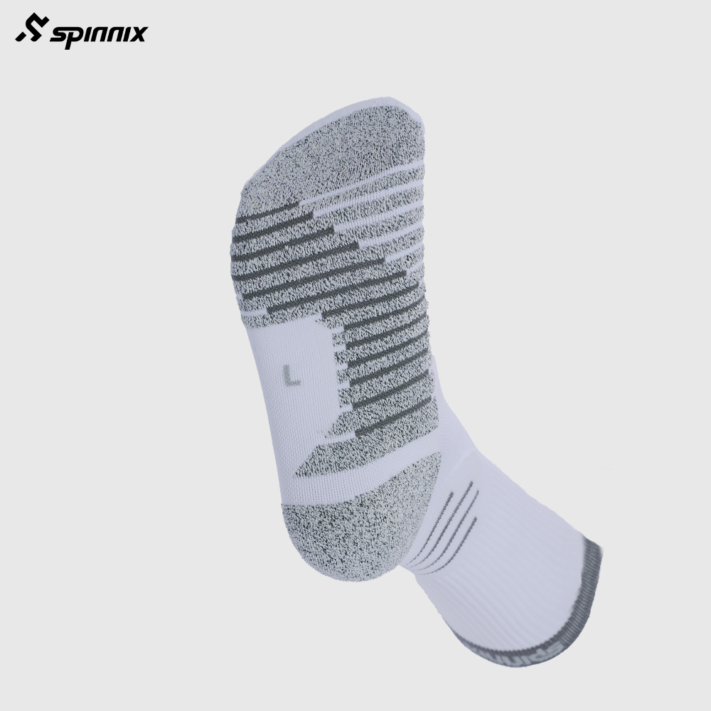 Tất thể thao Spinnix Champion trắng xám Tất thể thao Spinnix Champion trắng xám