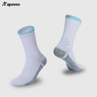 Tất thể thao Spinnix Champion trắng xanh