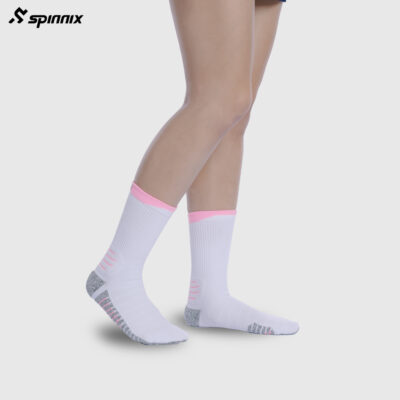 Tất thể thao Spinnix Champion trắng hồng