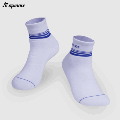 Tất thể thao Spinnix Snow trắng blue